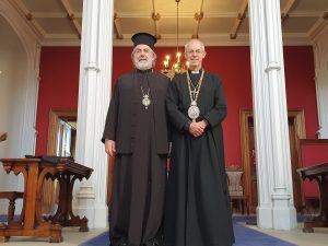 Archbishop Nikitas visits the Archbishop of Canterbury