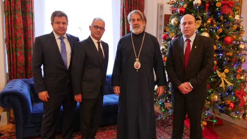 Τhe President of DISY (Democratic Rally of Cyprus), Averof Neofytou, visited His Eminence Archbishop Nikitas