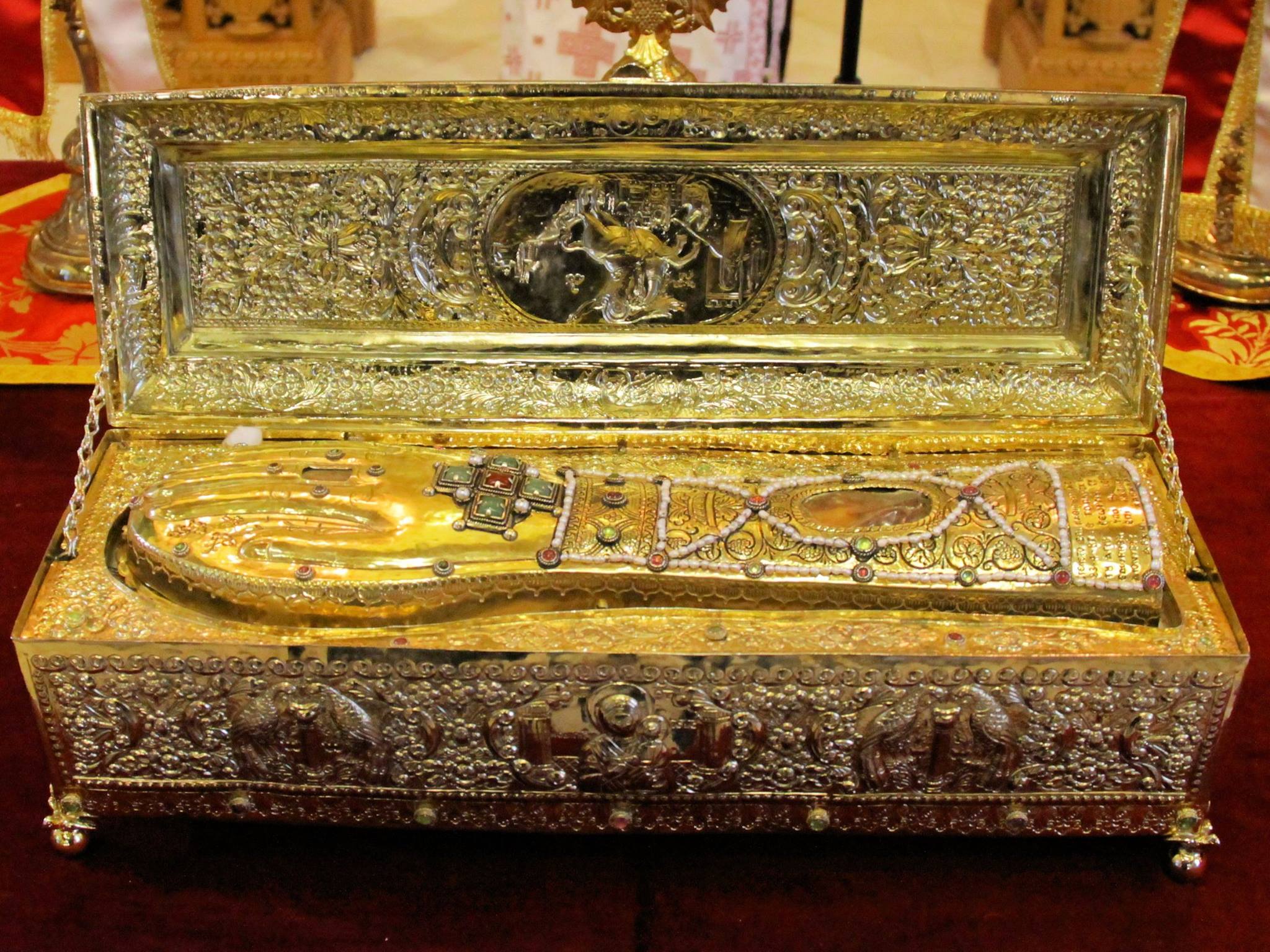 Relic of St. George from the Monastery of Xenophontos (Mount Athos)
