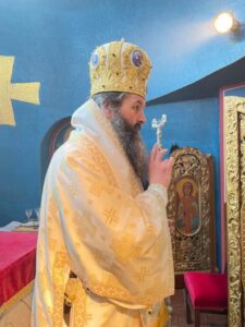 First Hierarchical Divine Liturgy presided by the newly ordained Bishop Raphael of Ilion