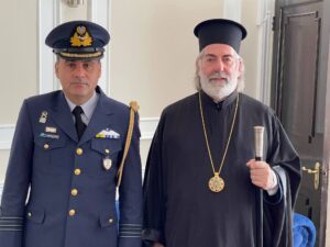 The Defence Attaché of the Republic of Cyprus visited Archbishop Nikitas