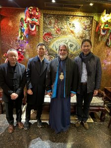 Archbishop Nikitas Attends Lunar New Year’s Dinner as Annual Tradition